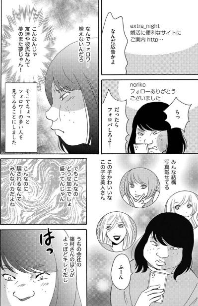 SNSを始めるもフォロワーが増えず…美人の同僚の顔写真をアイコンにしてみたところ…【アラフォー婚活バカ女#17】（サムネイル画像4）