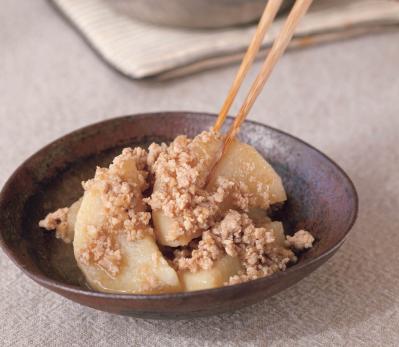 【100文字レシピ】簡単なのに栄養バランス満点！野菜×肉のサブおかず2選「五目とろろ」「長芋のそぼろ煮」（サムネイル画像5）