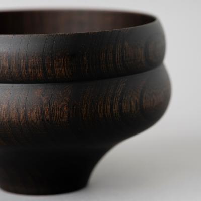 伝統工芸品の汁椀 TSUMUGI 瓢型（黒）（サムネイル画像5）