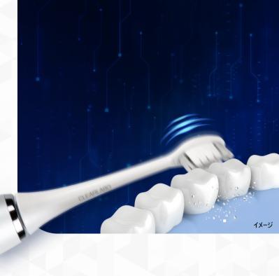 歯科医師監修「CLEARLABO」音波式電動歯ブラシ （替えブラシヘッド2本付）日本製（サムネイル画像2）