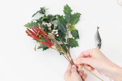 節分の時期に飾りたい【ひいらぎのスワッグ】鬼が嫌う「柊鰯」を現代風にアレンジ（サムネイル画像5）
