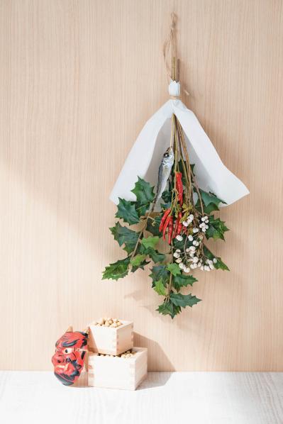 節分の時期に飾りたい【ひいらぎのスワッグ】鬼が嫌う「柊鰯」を現代風にアレンジ（サムネイル画像2）