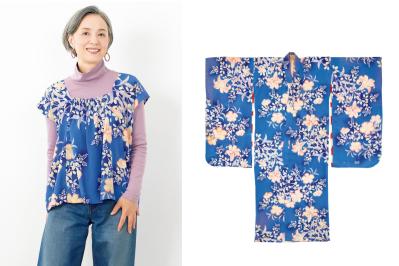 たんすに眠る着物がおしゃれなセットアップに！【着物リメイク】の簡単アイデア