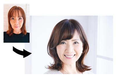 奇跡のビフォア→アフター！ー5歳を叶える【50代からのミディアムヘア】カールスタイル2選