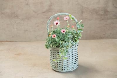 フローラ黒田園芸【黒田健太郎さん流】オーバル＆ラウンド形バスケットの寄せ植え。2つセットで飾るのがポイント！（サムネイル画像34）