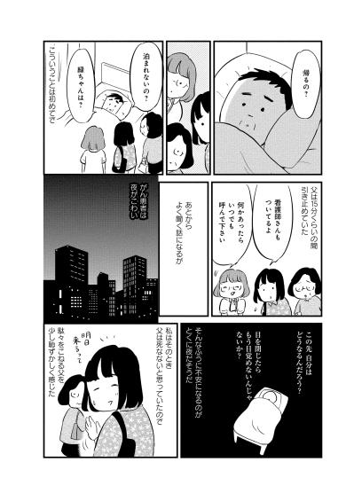 「駄々をこねる父を少し恥ずかしく感じた」まだ死なないと信じていた私【大切な人が死ぬとき ～私の後悔を緩和ケアナースに相談してみた～#7】（サムネイル画像3）