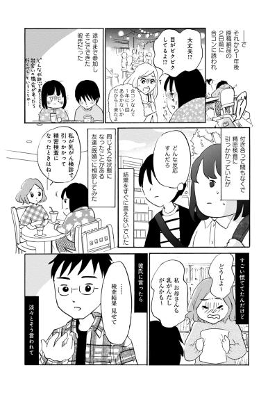 「ポエミーなメールばかり！」不安な私と神頼みの彼。すれ違う心の境界線【32歳で初期乳がん 全然受け入れてません#4】（サムネイル画像4）