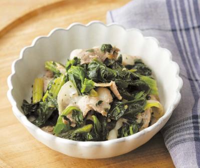 【冷凍ほうれん草】でこんなにおいしいの!?レシピ2選「豚肉ゆずこしょう蒸し／シーフードミックストマト煮」（サムネイル画像4）