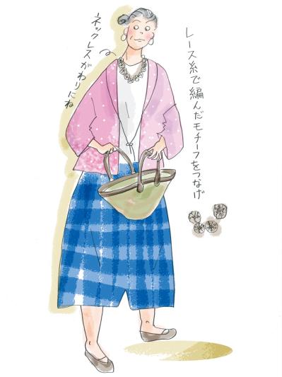 「薬より断然効きめあるおしゃれ」レースを使った70歳からのおしゃれ【本田葉子さん流】（サムネイル画像5）