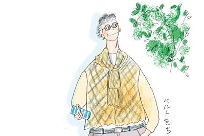 70歳からのおしゃれは「ボウタイ×チノ」で決まる！大人の友人時間にちょうどいい着こなし【本田葉子さん流】