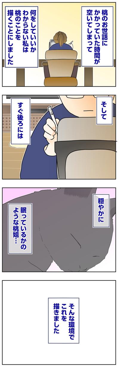 【マンガ・老猫日誌＃62】介護生活が終わって〜19歳の元保護猫・桃姐（サムネイル画像4）