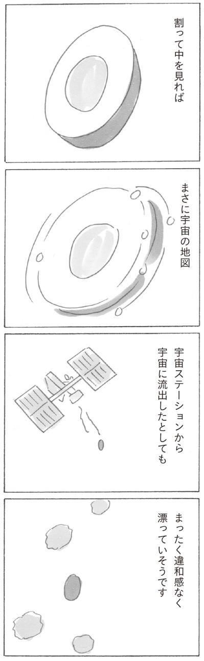 なごむコミックエッセイ、益田ミリ「アボカドって宇宙の地図みたい…」【新刊試し読み】（サムネイル画像3）