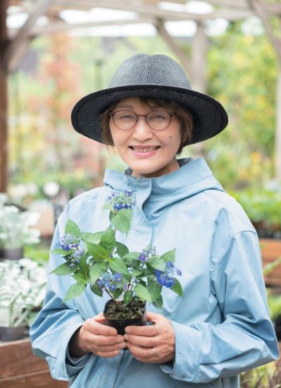 コンパクトだから気軽に楽しめる【小さなアジサイの寄せ植え】リーフプランツとのコラボが素敵！（サムネイル画像2）