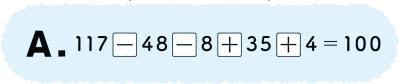 最初は全部＋でいい⁉︎ 100を作る穴あき計算クイズ【大人の学び直し】（サムネイル画像10）