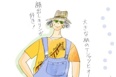 70歳からのTシャツおしゃれ、本田葉子さん流。「着たいけど恥ずかしい」大きな柄Tを“人前で試す”コツ（サムネイル画像）