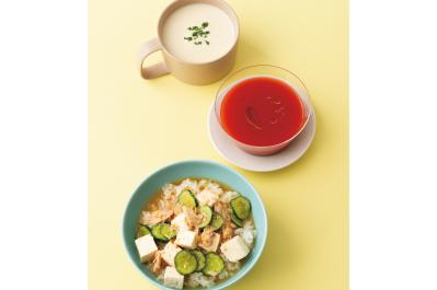 お酢でさっぱり体を整える冷たいレシピ3選：じゃがいもスープ、トマトジュースのガスパチョ、食欲増進の冷や汁（サムネイル画像）