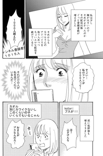 ちょいエロ配信に踏み込み登録4桁達成「もう仕事なんかしていられない」【SNS顔面加工やり過ぎ女 #6】（サムネイル画像3）
