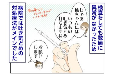 【マンガ・老猫日誌＃109】検査しても異常なし、それでも吐き続ける桃姐〜思い出の老猫日誌・桃姐と小論