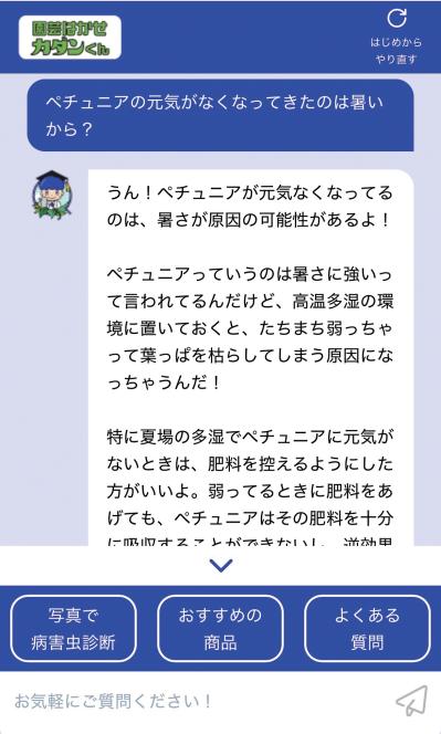 暑い夏の園芸は室内で賢く！写真で病害虫がわかるAI診断やLINE相談など便利な5サービス（サムネイル画像5）